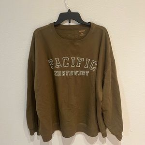 XXL Green crewneck